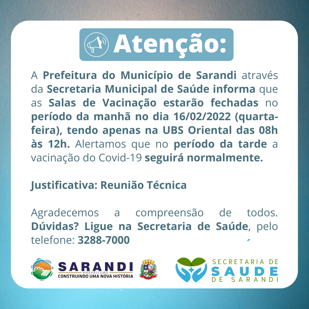 Comunicado Vacinação contra Covid-19